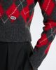 Ami Paris Ami Paris Argyle virgin wool cardigan - 4