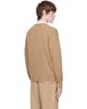AMI Paris AMI Paris Beige Alpaca Ami de Coeur Cardigan - 3