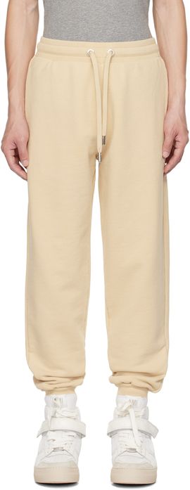 AMI Paris AMI Paris Beige Ami de Cœur Sweatpants