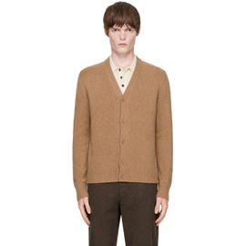 AMI Paris AMI Paris Beige Cashmere Tonal Ami de Coeur Cardigan