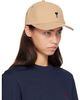 AMI Paris AMI Paris Beige Cotton Ami De Coeur Cap - 2