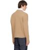 AMI Paris AMI Paris Beige Crewneck Alpaca Ami de Coeur Sweater - 3