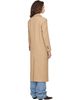 AMI Paris AMI Paris Beige Long Double-Breasted Wool Coat - 3