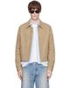 AMI Paris AMI Paris Beige Padded Cotton Ami de Coeur Jacket - 1