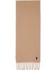 AMI Paris AMI Paris Beige Wool Ami de Coeur Scarf - 1