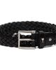 AMI Paris AMI Paris Black Braided 'Paris Paris' Belt - 1