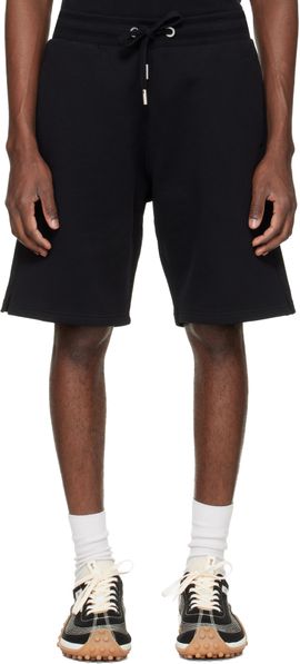 AMI Paris AMI Paris Black Cotton Ami de Coeur Shorts