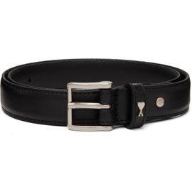 AMI Paris AMI Paris Black Cowhide Leather Paris Paris Belt