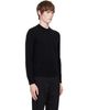 AMI Paris AMI Paris Black Crewneck Cashmere Ami de Coeur Sweater - 2