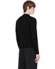 AMI Paris AMI Paris Black Crewneck Cashmere Ami de Coeur Sweater - 3