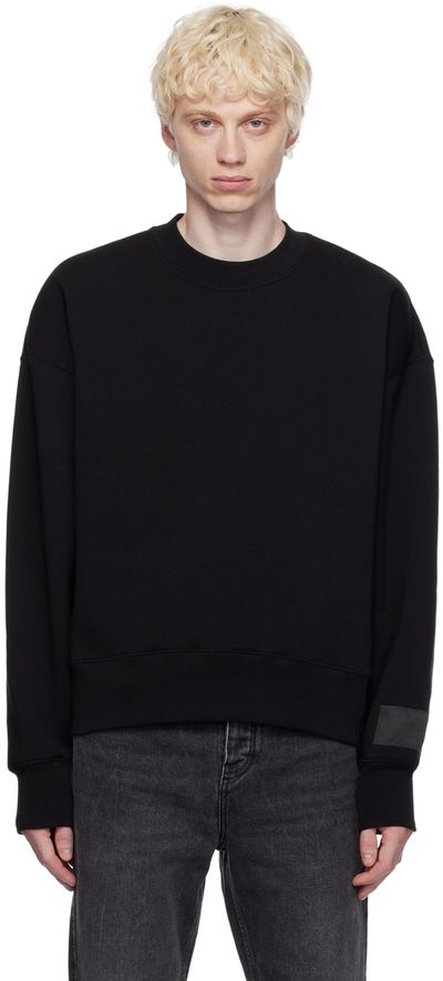 AMI Paris AMI Paris Black Crewneck Sweatshirt