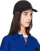 AMI Paris AMI Paris Black Nylon Cotton Ami de Coeur Stud Cap - 2