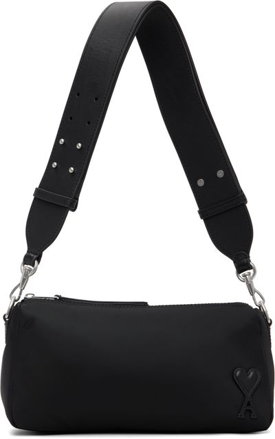 AMI Paris AMI Paris Black Nylon Marcel Bag
