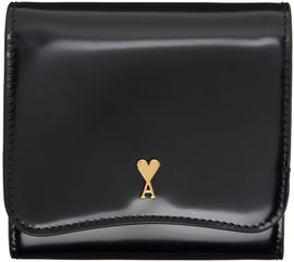 AMI Paris AMI Paris Black Paris Paris Compact Wallet