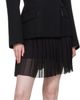 AMI Paris AMI Paris Black Pleated Miniskirt - 4