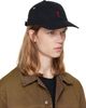 AMI Paris AMI Paris Black Red Ami De Coeur Embroidery Cap - 2