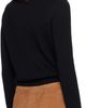AMI Paris AMI Paris Black Wool Ami De Coeur Crewneck Sweater - 3