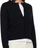 AMI Paris AMI Paris Black Wool Crewneck Ami de Coeur Cardigan - 2