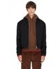 AMI Paris AMI Paris Black Wool Padded Ami de Coeur Jacket - 1