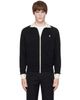 AMI Paris AMI Paris Black Zipped Ami de Coeur Sweatshirt - 1