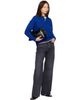 AMI Paris AMI Paris Blue Wool Ami de Coeur Polo - 4