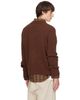 AMI Paris AMI Paris Brown Alpaca Ami de Coeur Cardigan - 3