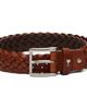 AMI Paris AMI Paris Brown Braided 'Paris Paris' Belt - 1