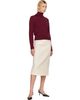 AMI Paris AMI Paris Burgundy Wool Ami de Coeur Turtleneck - 4