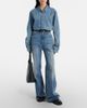 Ami Paris Ami Paris Embroidered denim shirt - 2