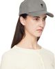 AMI Paris AMI Paris Gray Cotton Ami de Coeur Embroidery Cap - 2