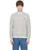 AMI Paris AMI Paris Gray Cotton Ami de Coeur Sweatshirt - 1