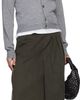 AMI Paris AMI Paris Gray Wool Crewneck Ami de Coeur Cardigan - 4
