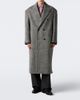 Ami Paris Ami Paris Herringbone double-breasted wool coat - 3