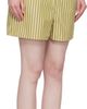 AMI Paris AMI Paris Khaki Cotton Elasticated Shorts - 2
