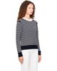 AMI Paris AMI Paris Navy & Off-White Sailor Striped Wool Crewneck Sweater - 2