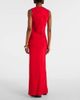 Ami Paris Ami Paris Paneled satin maxi dress - 3