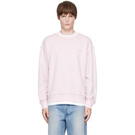 AMI Paris AMI Paris Pink 'Ami Paris' Logo Sweatshirt