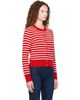 AMI Paris AMI Paris Red & Off-White Sailor Cardigan - 2