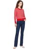 AMI Paris AMI Paris Red & Off-White Sailor Cardigan - 4