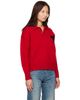 AMI Paris AMI Paris Red Wool Ami de Coeur Polo - 2