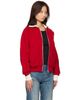 AMI Paris AMI Paris Red Zipped Cotton Ami de Coeur Sweatshirt - 2