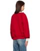 AMI Paris AMI Paris Red Zipped Cotton Ami de Coeur Sweatshirt - 3