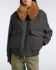 Ami Paris Ami Paris Shearling-trimmed virgin wool blouson jacket - 2