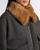 Ami Paris Ami Paris Shearling-trimmed virgin wool blouson jacket - 3