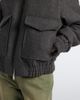 Ami Paris Ami Paris Shearling-trimmed virgin wool blouson jacket - 4