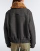 Ami Paris Ami Paris Shearling-trimmed virgin wool blouson jacket - 5