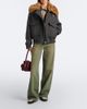 Ami Paris Ami Paris Shearling-trimmed virgin wool blouson jacket - 6