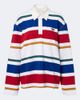 Ami Paris Ami Paris Striped oversized cotton polo shirt - 1