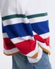 Ami Paris Ami Paris Striped oversized cotton polo shirt - 4