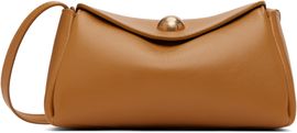 AMI Paris AMI Paris Tan Calfskin Leather Mini Carrousel Bag